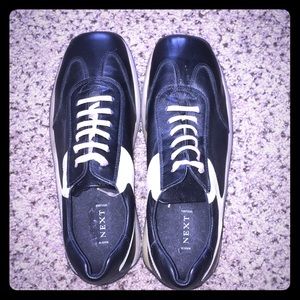 NWOT Mens Black Shoes by Next Sz 9 (42)